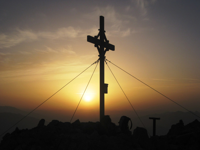 Sonnenaufgang auf dem Reiskogel